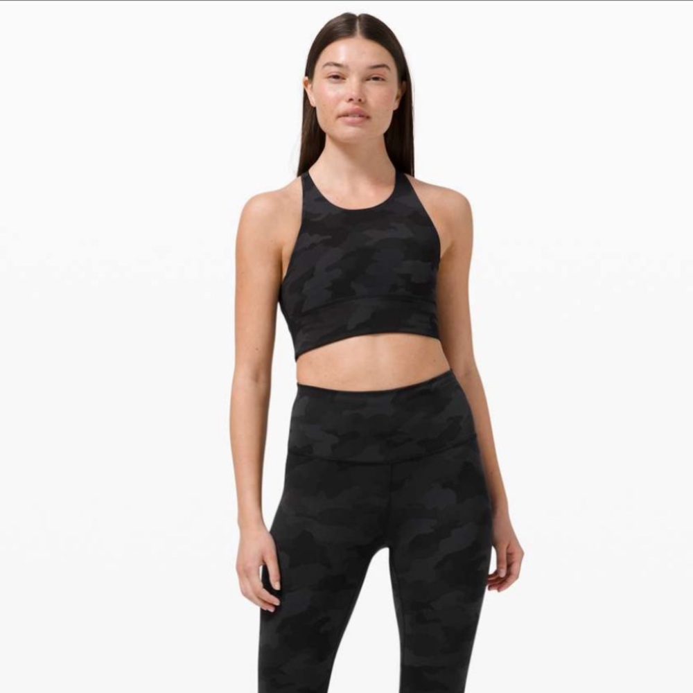 lululemon free to be wild high neck long line bra